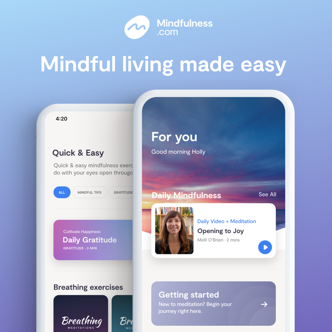 App that makes Mindful living easy